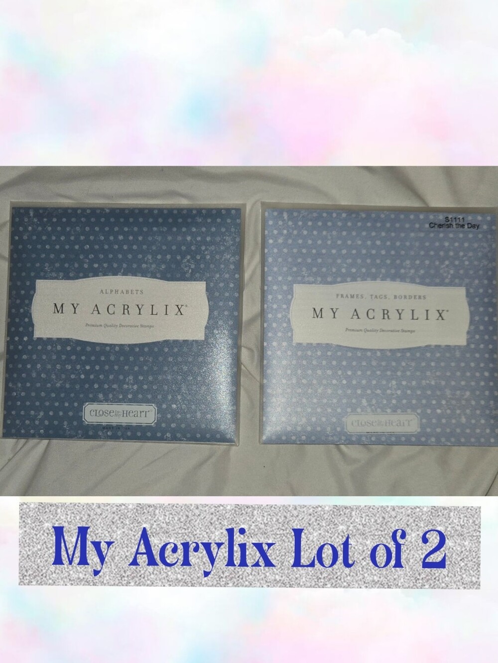 My Acrylix Stamp Set - Lot of 2